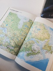 2 Oxford Atlas lot Satellite Atlas and Essential World hardcover & Paperback