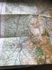 OS tourist map – PEAK DISTRICT 1970s.