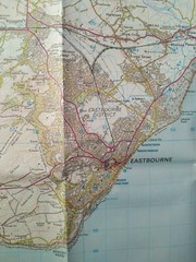 Ordnance Survey Landranger Map 199:Eastbourne, Hastings & surrounding area, 1983