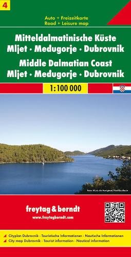 Freytag-Berndt Central Dalmatian coast (Map) (UK IMPORT)