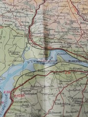 BARTHOLOMEWS REVISED HALF INCH CONTOURED MAP.. EXMOOR Vintage 1950 Paper