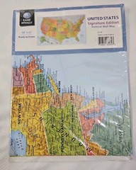 Rand McNally United States Signature Edition Paper Political Wall Map 50″ x 32″