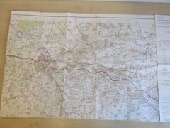 O S Landranger Maps x 3 Cambridge, Bury St Edmunds & Ipswich with covers.