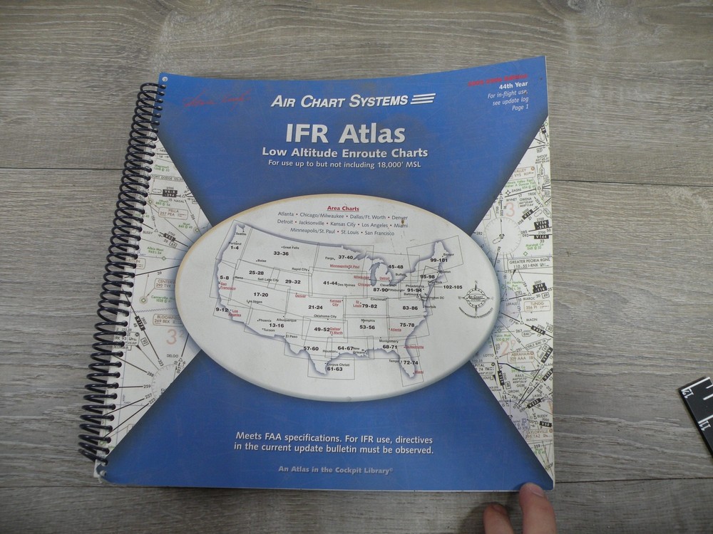 Air Chart Systems IFR Atlas Low Altitude Enroute Charts 2005-2006 Aviation Pilot
