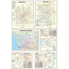 Canada 1:400k Gem Trek Canadian Rockies Regional Map and Guide