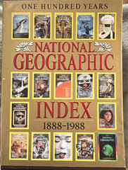 National Geographic Society Index 1888-1988 Atlas Maps US World Collection