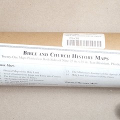 Vintage Bible and Church History Maps LDS 21 Maps Both Sides 9 Plastic Sheets