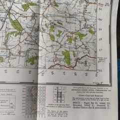 OS One Inch Map – Kidderminster – Sheet 130 – 1947 – Ordnance Survey