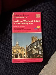 ORDNANCE SURVEY LANDRANGER MAP LUDLOW , WENLOCK EDGE AREA SHEET 137 VGC