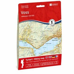 Voss – Nordeca 1:50k Norway Walking Hiking Map 10038