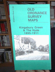 MAP OF Kingsbury Green and the Hyde1895-1911: Middlesex Sheet 11.06 NEW
