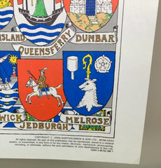 Map of England and Wales, Verso Scotland, John Bartholomew 1971 VGC