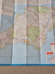 Vintage Esso Wales & South West England Folding Map No 3. 1978