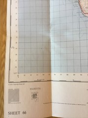 1960 Ordnance Survey One Inch Seventh Series Cloth Map 66 Isle Of Arran