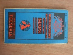 Bartholomew’s Half-Inch Map Sheet 35 Teesdale Cloth 1962
