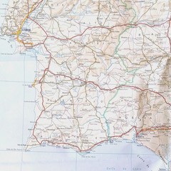 Bartholomew Euro Map – Spain & Portugal Scale – 1: 1,250,000 (1982).
