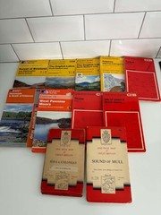 11x vintage Ordnance survey Maps UK Scotland