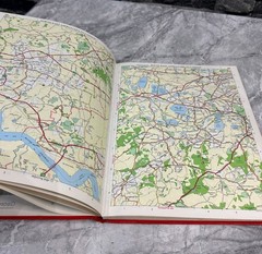 Road Atlas of Great Britain 1973-74 George Phillip & Son Hardback Book Vintage