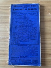 Bartholomew’s Tourists & Cyclists cloth Map. Sheet 4 Teesdale.