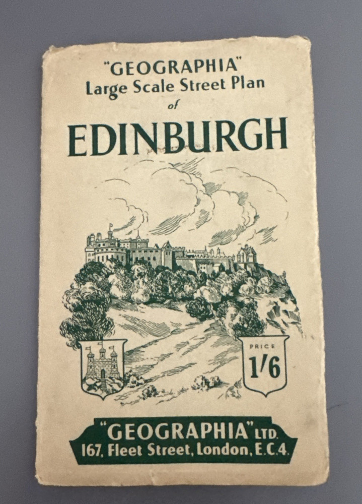 Geographia – Large scale street plan of Edinburgh – 1960’s