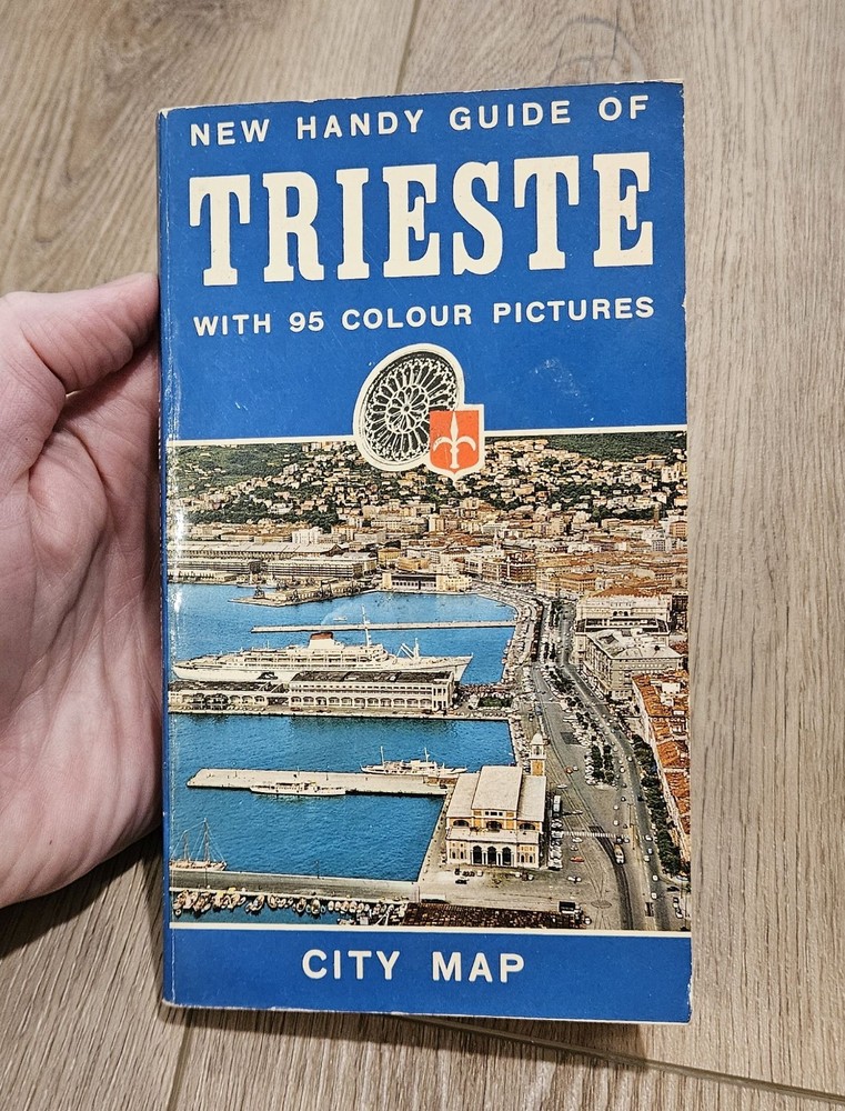 New Handy Guide of Trieste Italy City Map and Booklet 1976 Printed in Italy