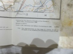 1930 ORDNANCE SURVEY Windermere Map Original