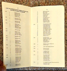 Streets of Dublin Ireland, Lists Places, Index, 1978 w/ Index Scale 1:20,000 Map