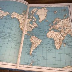 RARE 1936 Rand McNally Ready-Reference Atlas Of The World