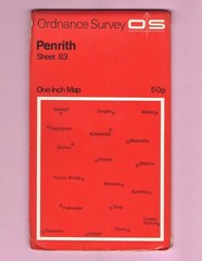 OS Ordnance Survey Map – Sheet 83: Penrith – One Inch Series – Early 1970s