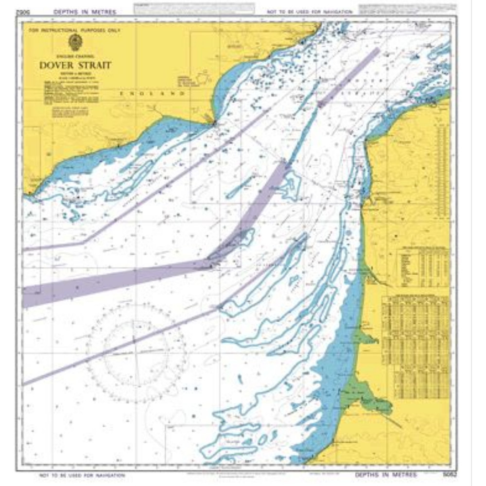 Admiralty Instructional Chart 5052: Dover Strait