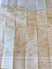1966 Ordnance Survey One Inch Seventh Series Map 164 Minehead (incl Dunster )