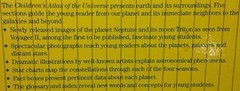 1990 Rand McNally CHILDREN’S ATLAS OF THE UNIVERSE