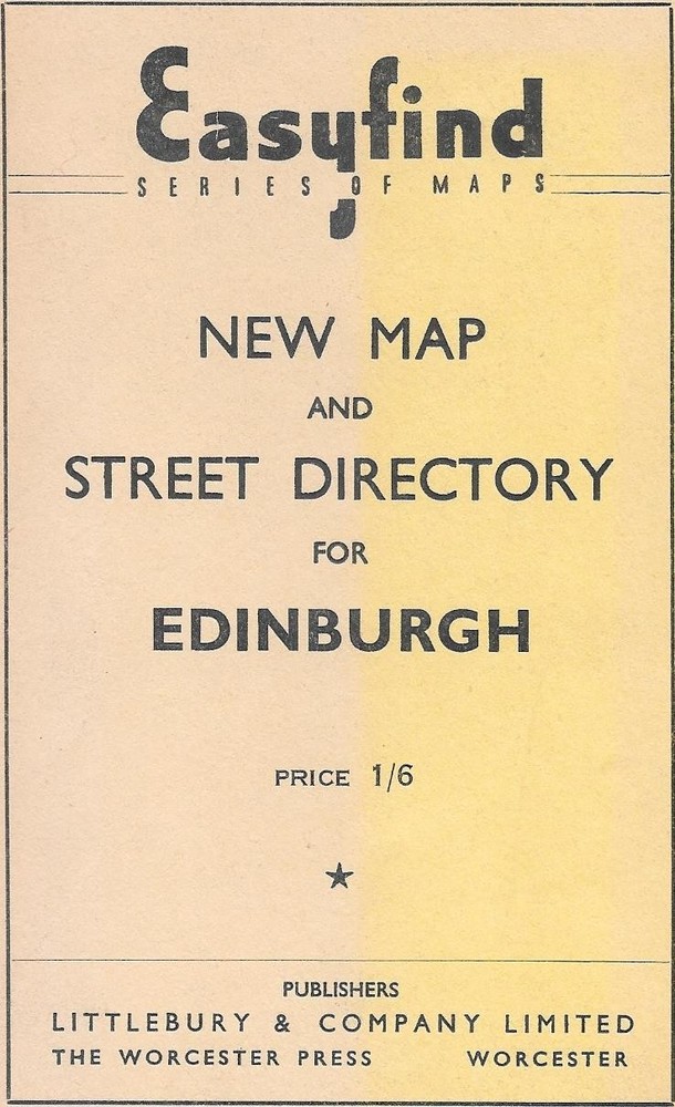 Easyfind Series of Maps – New map and street directory for Edinburgh
