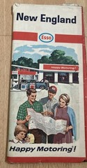 Job Lot Maps (8 No.) Esso USA, Boston, New England, Europe Australia,