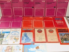 20 x Various Vintage UK Maps By Ordnance Survey, Shell & Tourist Map – Job Lot
