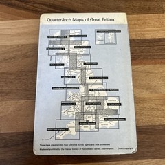 NORTHERN SCOTLAND 1966 paper Ordnance Survey Quarter Inch Map Sheet 3 Black Isle