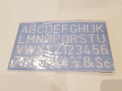 Alphabet Stencils – Set of three