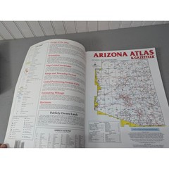 ARIZONA Delorme Atlas & Gazetteer Map Book Topo Back Roads Public Lands 1999