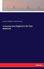 Horace Walpole Paul A Journey into England in the Year (Paperback) (UK IMPORT)