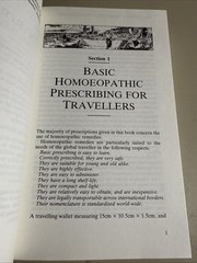 The World Travellers’ Manual of Homoeopathy By Dr. Colin B. Lessell Homeopathy