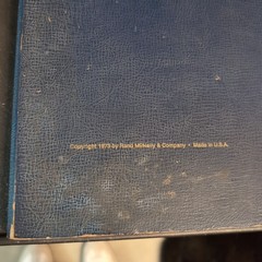 Vintage Book 1973 Rand McNally & Co Standard Highway Mileage Guide Maps
