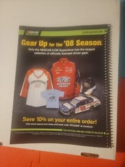 2008 Official On The Road With NASCAR Road Atlas North America US/Canada/Mexico