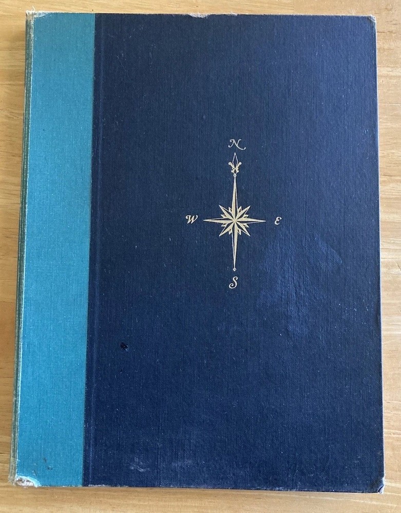 VTG World Atlas Hammond 1954 Hardcover Book