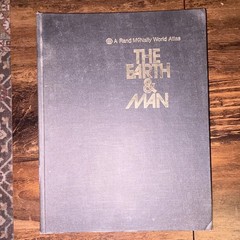 Rand McNally A Rand McNally World Atlas The Earth & Man Hardcover Book