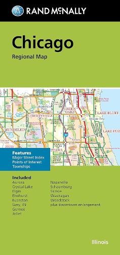 Rand McNally Rand McNally Folded Map: Chicago Regional Map (Map) (UK IMPORT)