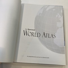 The Illustrated World Atlas by Weldon Owen (2010 Edition, Hardcover) -Rare