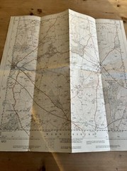 STRATFORD UPON AVON East Ordnance Survey 1:25,000 First Series Sheet SP25 1951