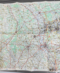 Michelin Map, No 202, ALLEMAGNE – GERMANY 1962 1:200 000