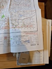 Ordnance Survey Map Of Great Britian – WENSLEYDALE- 1966 – 1/63360