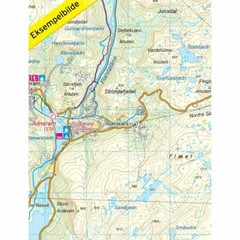 Sirdalsheiane – Nordeca Turkart Norway walking hiking map 2543